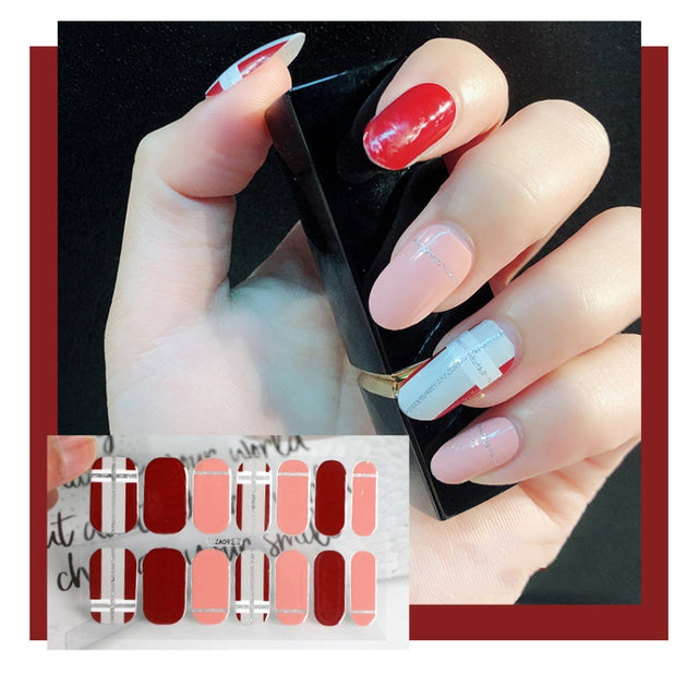 10 PCS 3D Hot Stamping Water-resistant Nail Art Sticker(Z/A093)