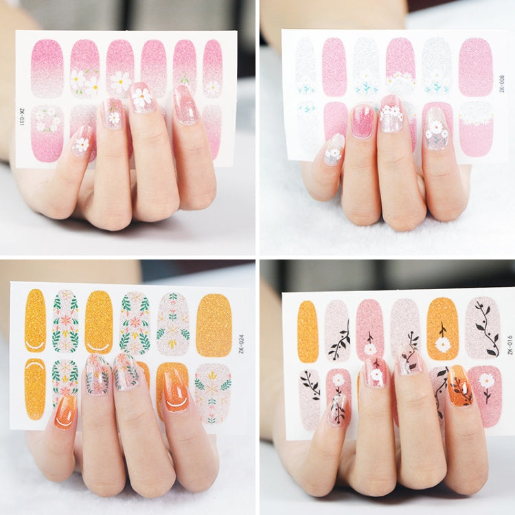 10 PCS 3D Hot Stamping Water-resistant Nail Art Sticker(Z/A091)