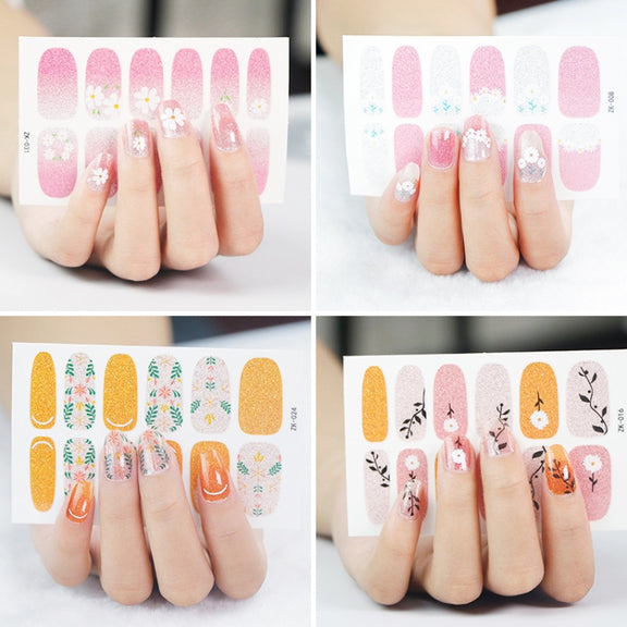 10 PCS 3D Hot Stamping Water-resistant Nail Art Sticker(Z/A100)