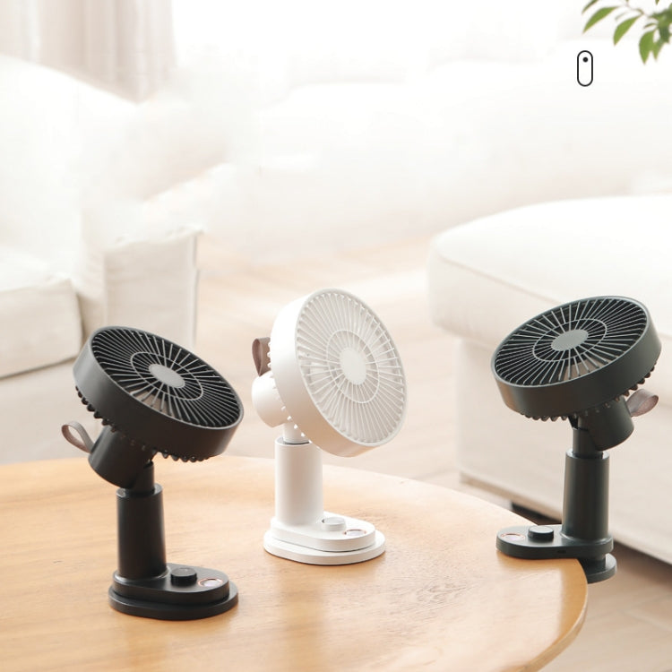 Smart Remote Control Usb Charging Shaking Head Desktop Fan Stroller Clip Fan(Green)
