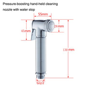 Multifunctional Wome Washers Pressure With Water Stop Woman Wash Nozzle, Style: Chrome