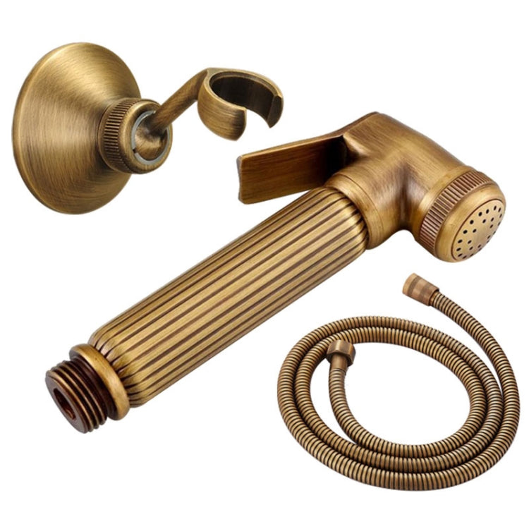 Multifunctional Wome Washers Pressure With Water Stop Woman Wash Nozzle, Style: Antique + Hose + Bracket - free shipping - PMC TechLife - Order now!