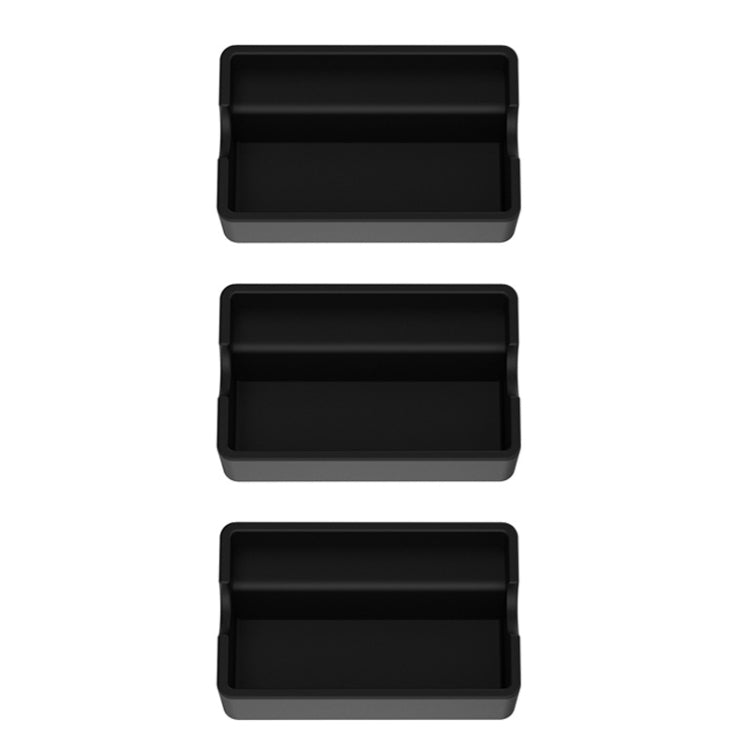 3PCS Sunnylife MM3-DC405 For DJI Mini 3 Pro Short Circuit Resistant Battery Silicone Dust Cover(Black) - Other by Sunnylife | Online Shopping South Africa | PMC Jewellery | Buy Now Pay Later Mobicred