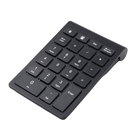 BT304 22 Keys Laptop Mini Wireless Keyboard, Spec: 2.4G (Silver Black)