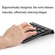 BT302 28 Keys Laptop Mini Wireless Keyboard, Spec: 2.4G (Black)