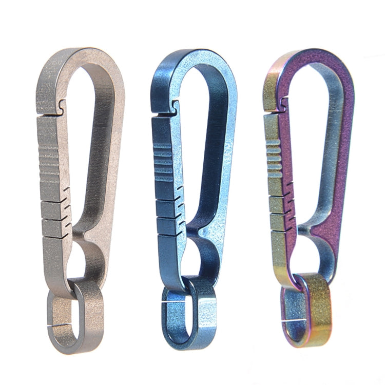 Men Titanium Alloy Keychain Car Key Waist Hanging(Colorful Titanium) - Key Rings by PMC TechLife | Online Shopping South Africa | PMC TechLife | Buy Now Pay Later Mobicred