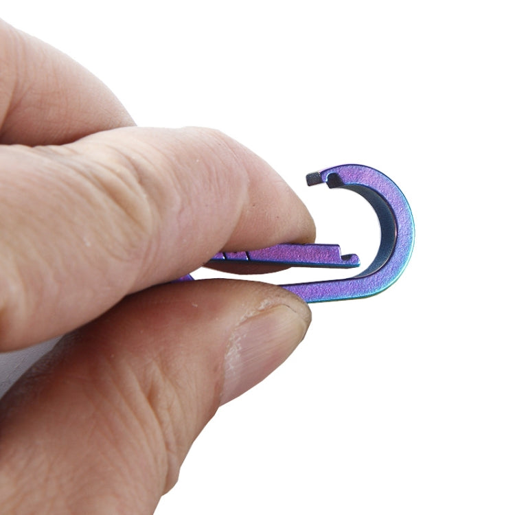 Men Titanium Alloy Keychain Car Key Waist Hanging(Colorful Titanium) - Key Rings by PMC TechLife | Online Shopping South Africa | PMC TechLife | Buy Now Pay Later Mobicred