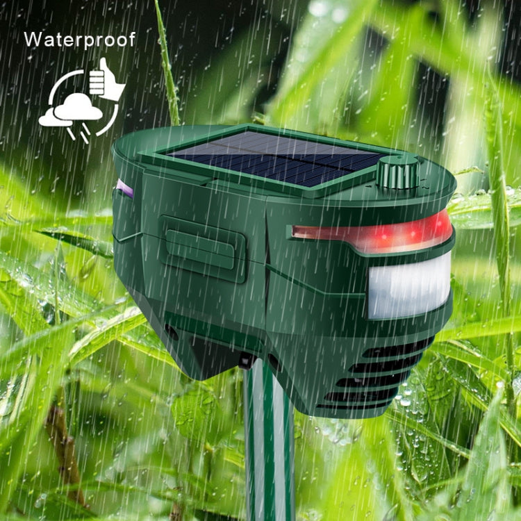 RC-544 Outdoor Solar Ultrasonic Infrared Sensor Animal Repeller(Dark Green) - Outdoor Insect Repellent by PMC TechLife | Online Shopping South Africa | PMC TechLife