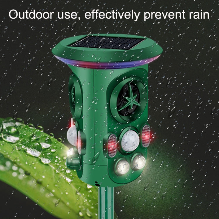 RC-543 Solar Energy 360 Degree Omnidirectional Ultrasonic Bird Repeller Animal Repeller(Dark Green) - Outdoor Insect Repellent by PMC TechLife | Online Shopping South Africa | PMC TechLife | Buy Now Pay Later Mobicred