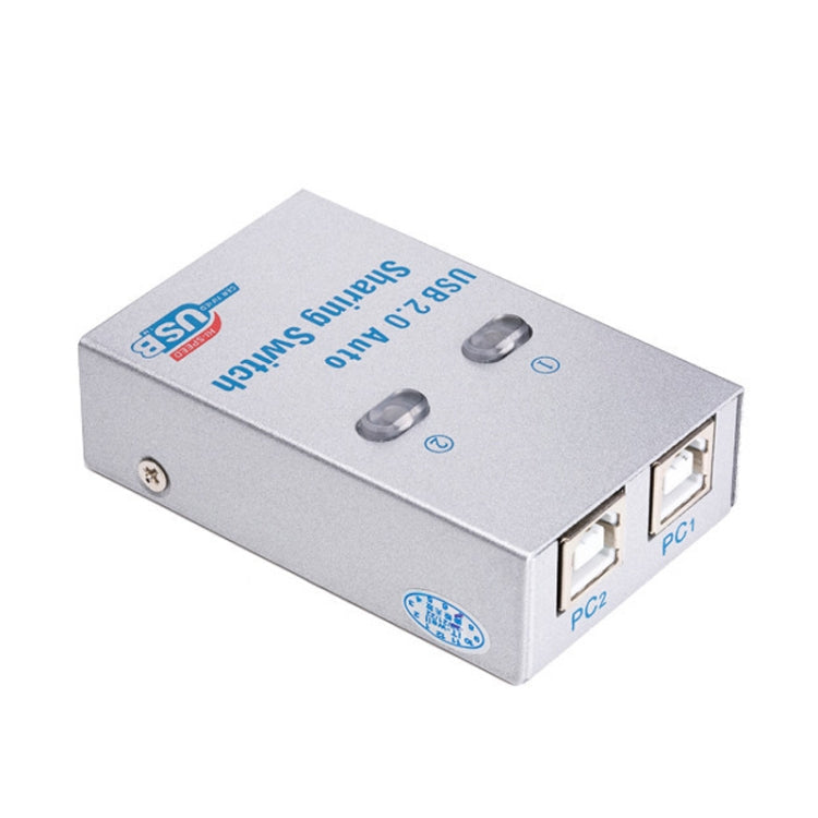 SW68 2 In 1 Switcher USB Automatic Print Sharer, Color: Silver - USB 2.0 HUB by PMC TechLife | Online Shopping South Africa | PMC TechLife | Buy Now Pay Later Mobicred
