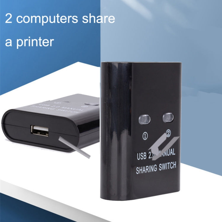 SW68 2 In 1 Switcher USB Automatic Print Sharer, Color: Silver - USB 2.0 HUB by PMC Jewellery | Online Shopping South Africa | PMC Jewellery | Buy Now Pay Later Mobicred