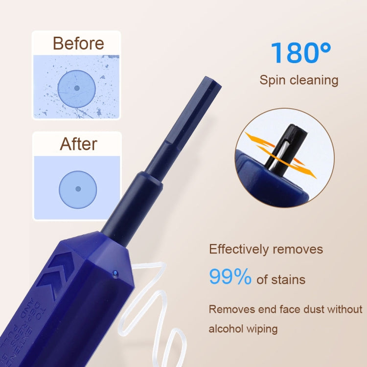 Press-type Fiber End Face Cleaning Pen Fiber Cleaner Tool - Lan Cable and Tools by PMC Jewellery | Online Shopping South Africa | PMC Jewellery | Buy Now Pay Later Mobicred