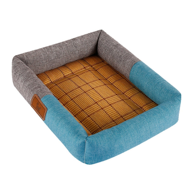 YD-XD03 Summer Pet Breathable Cooler Mat Pet Bed, Size: 77x62cm(Gray Blue)