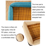 YD-XD03 Summer Pet Breathable Cooler Mat Pet Bed, Size: 77x62cm(Gray Blue)