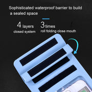 Tteoobl  30m Underwater Mobile Phone Water-resistant Bag, Size: Large(Orange)