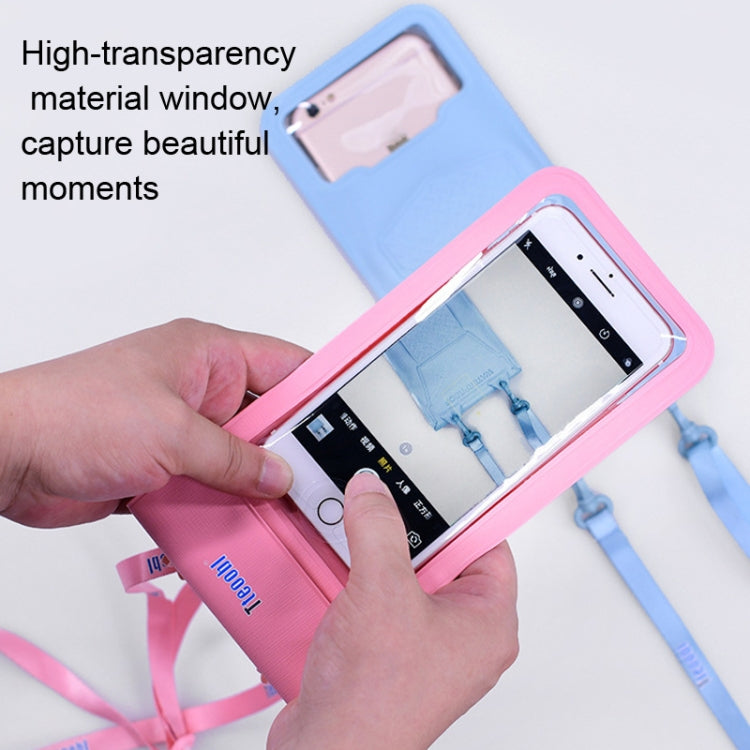 Tteoobl  30m Underwater Mobile Phone Waterproof Bag, Size: Small(Blue) - free shipping - PMC Jewellery - Order now!