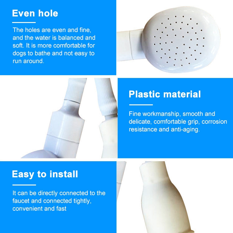 Round Shape High Pressure Handheld Shower Head Water Saving Bathroom Accessories - Shower Head by PMC TechLife | Online Shopping South Africa | PMC TechLife