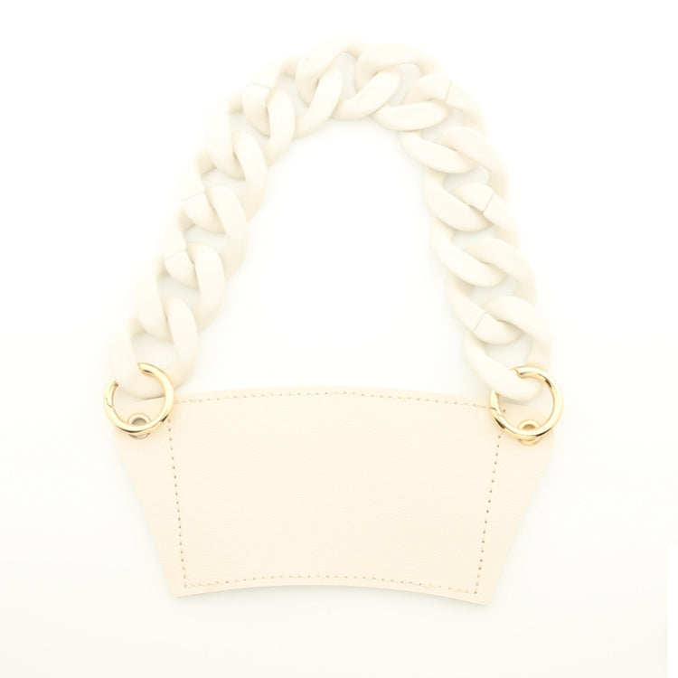 Phone Case Plastic Bracelet DIY Bag Carry Strap Cup Sleeve(Beige) - free shipping - PMC Jewellery - Order now!