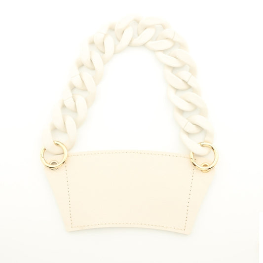 Phone Case Plastic Bracelet DIY Bag Carry Strap Cup Sleeve(Beige) - free shipping - PMC Jewellery - Order now!