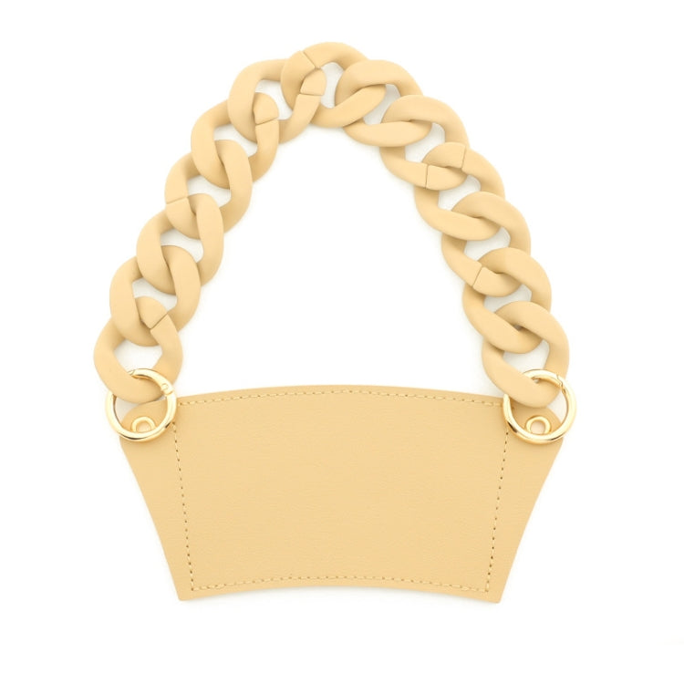Phone Case Plastic Bracelet DIY Bag Carry Strap Cup Sleeve(Khaki) - free shipping - PMC Jewellery - Order now!