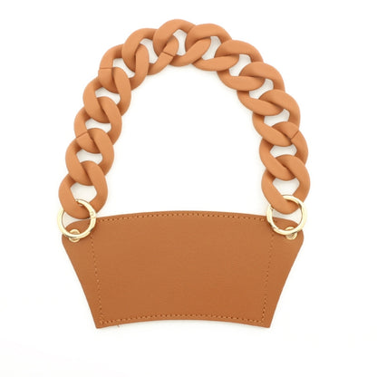 Phone Case Plastic Bracelet DIY Bag Carry Strap Cup Sleeve(Brown) - free shipping - PMC Jewellery - Order now!