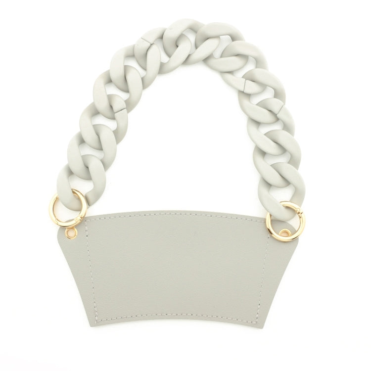 Phone Case Plastic Bracelet DIY Bag Carry Strap Cup Sleeve(Light Gray) - free shipping - PMC Jewellery - Order now!