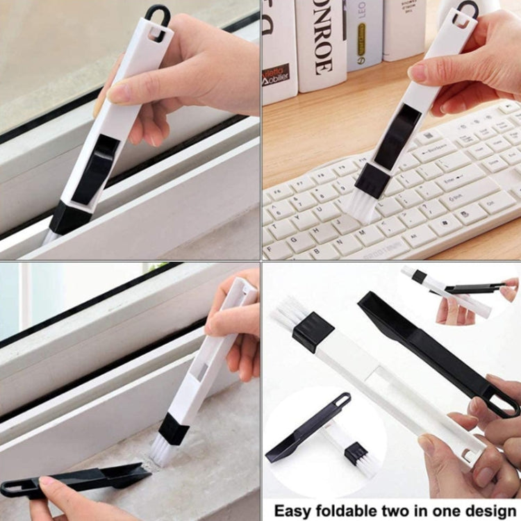 5PCS / Set Groove Cleaning Brush Multi-tool Household Door and Window Brush(White) - free shipping - PMC TechLife - Order now!