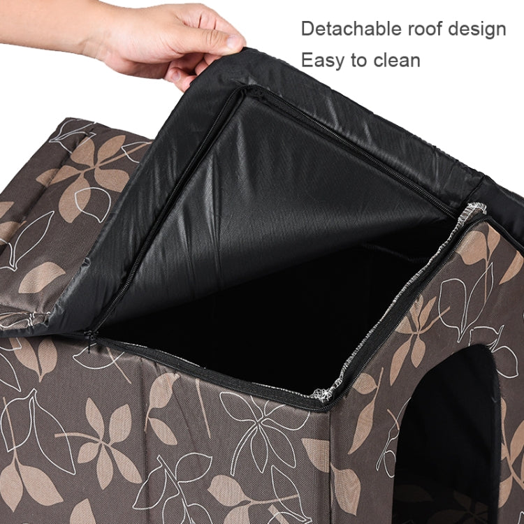 Outdoor Waterproof Oxford Cloth Pet Nest Pet Tent, Size: M(Leaves) - free shipping - PMC TechLife - Order now!
