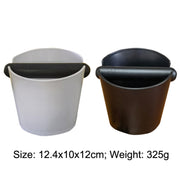 Coffee Knocking Grounds Bucket Waste Grounds Basin Grounds Box, Style:, Color: B Model (Black)