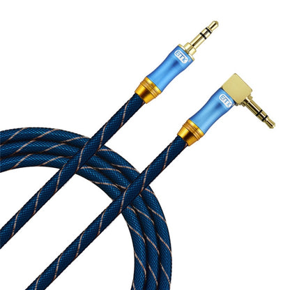EMK 90-Degree Car 3.5mm Audio Cable Extension Cable, Cable Length: 1.5M(Blue) - free shipping - PMC Jewellery - Order now!