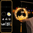 Moon Festival Hand Lantern Children Handmade DIY Materials, Color: Milky White Summer Lotus - free shipping - PMC TechLife - Order now!