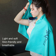 Etravel Sports Quick-drying Towel Double-sided Fleece Bath Towel, Color: Large Navy+Bath Towel