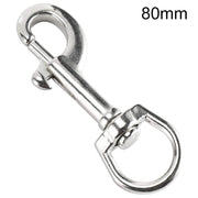 Stainless Steel Swivel Single Hook Pet Leash Hook, Specification: 80mm