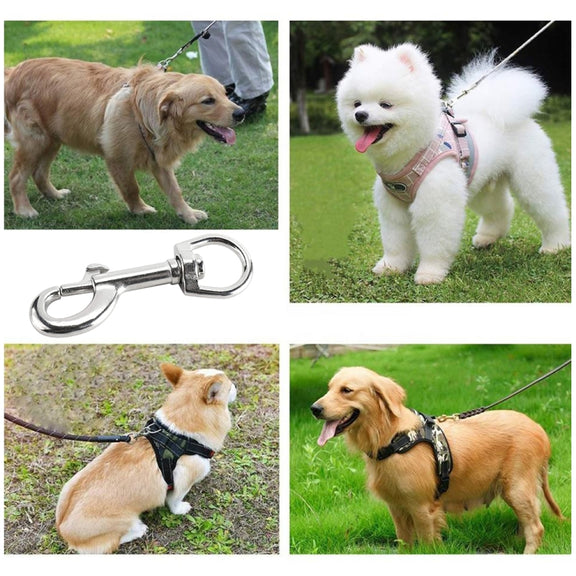 Stainless Steel Swivel Single Hook Pet Leash Hook, Specification: 80mm