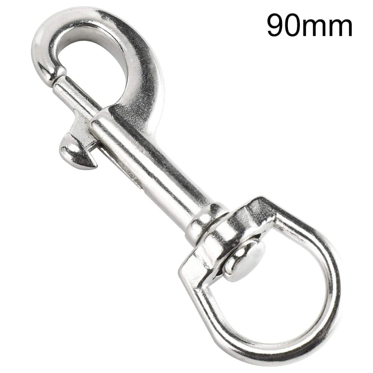 Stainless Steel Swivel Single Hook Pet Leash Hook, Specification: 90mm - Hooks by PMC TechLife | Online Shopping South Africa | PMC TechLife | Buy Now Pay Later Mobicred