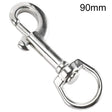 Stainless Steel Swivel Single Hook Pet Leash Hook, Specification: 90mm - Hooks by PMC TechLife | Online Shopping South Africa | PMC TechLife | Buy Now Pay Later Mobicred
