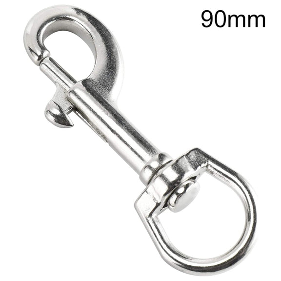 Stainless Steel Swivel Single Hook Pet Leash Hook, Specification: 90mm