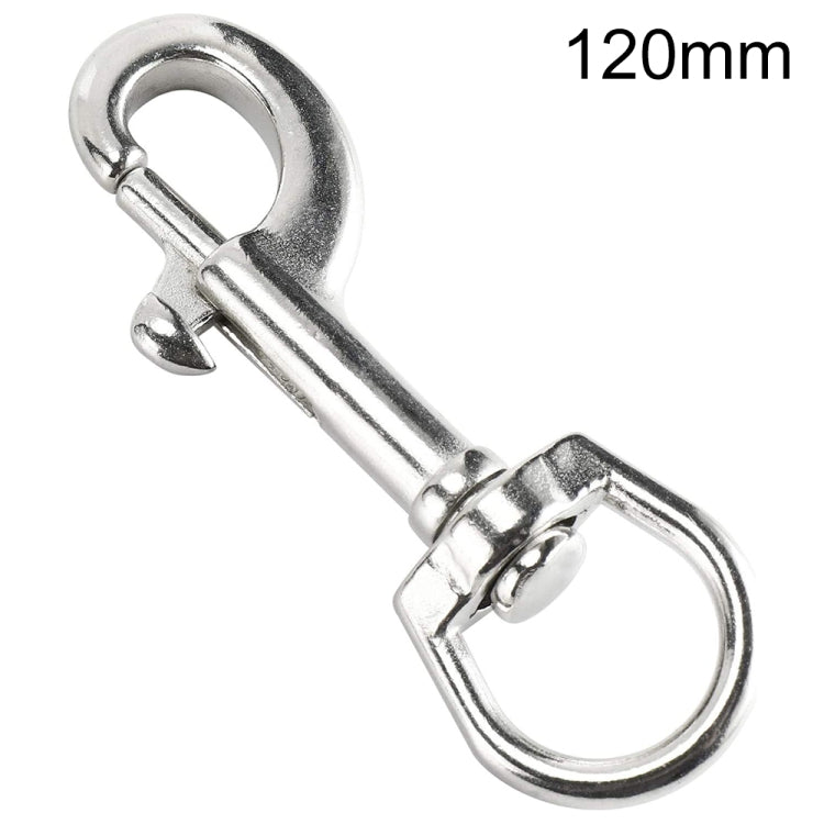 Stainless Steel Swivel Single Hook Pet Leash Hook, Specification: 120mm - Hooks by PMC TechLife | Online Shopping South Africa | PMC TechLife | Buy Now Pay Later Mobicred