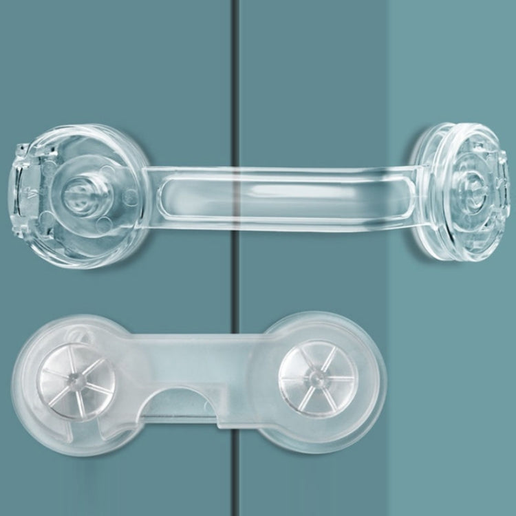 5 PCS Transparent +5 Pair Lock Children Drawer Anti-opening Cabinet Door Refrigerator Safety Lock - free shipping - PMC TechLife - Order now!