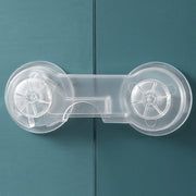 5 PCS Transparent +5 Pair Lock Children Drawer Anti-opening Cabinet Door Refrigerator Safety Lock