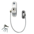 Children High-rise Anti-fall Safety Lock Window Push Limiter, Color: White - Safety Equipment by PMC TechLife | Online Shopping South Africa | PMC TechLife | Buy Now Pay Later Mobicred