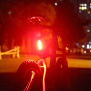LED Rechargeable Bicycle Warning Strip Tail Light(OPP White Light)