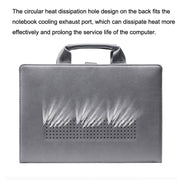 Laptop Bag Protective Case Tote Bag For MacBook Pro 15.4 inch, Color: Dark Gray + Power Bag