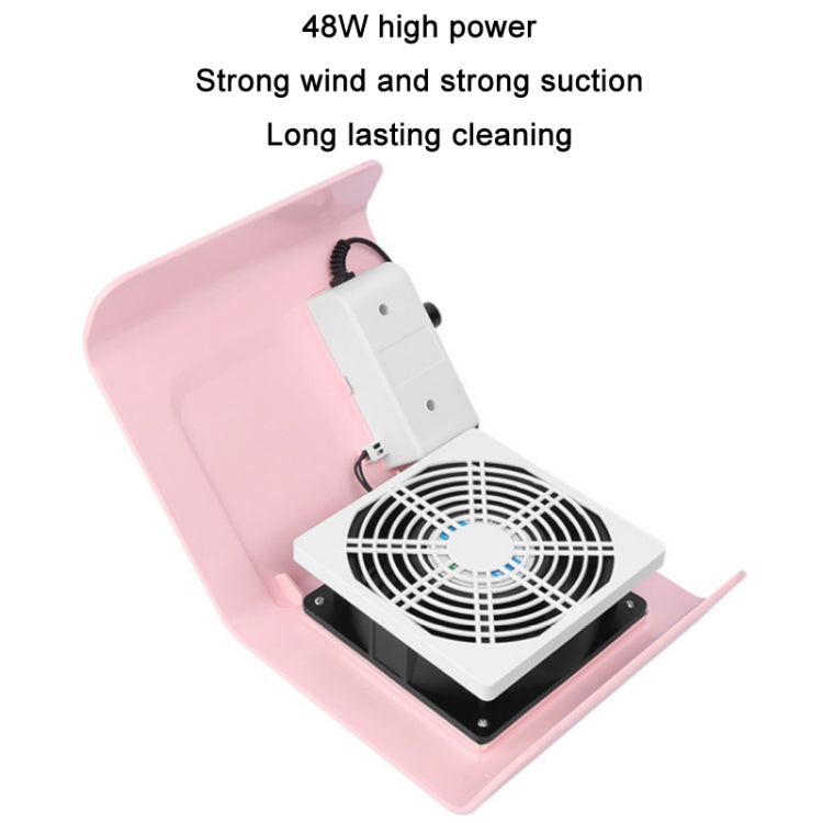 40W Nail Art Vacuum Cleaner Dust Collector, Specification: US Plug (Pink) - Nail Art Equipment by PMC TechLife | Online Shopping South Africa | PMC TechLife | Buy Now Pay Later Mobicred