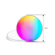 RGBCW Smart Graffiti App Voice Ceiling Light, Voltage: EU Standard 220V-240V(Black Frame)