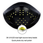 BLUEQUE 168W LED Nail Art Phototherapy Baking Lamp(EU Plug)