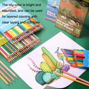 48 Colors Oily Bright Color Pencil Studio Special Set Classic Model
