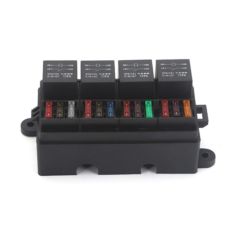 TF008-10 12V 4Pin Relay Car RV Radiography Sound Modified Electromagnetic Insurance Box - Relays by PMC TechLife | Online Shopping South Africa | PMC TechLife | Buy Now Pay Later Mobicred