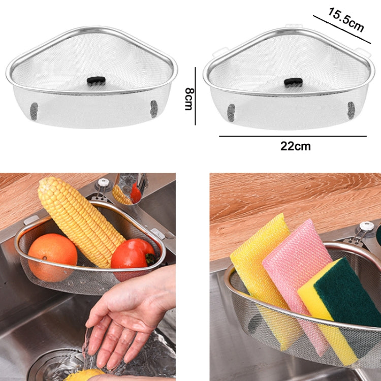 Kitchen Multifunctional Stainless Steel Triangle Sink Drain Basket, Style: Standing - free shipping - PMC TechLife - Order now!