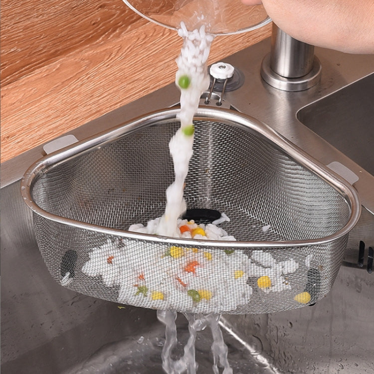 Kitchen Multifunctional Stainless Steel Triangle Sink Drain Basket, Style: Standing - free shipping - PMC TechLife - Order now!